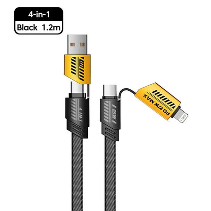 4-in-1 PD 65W Mecha Fast Charging Cable