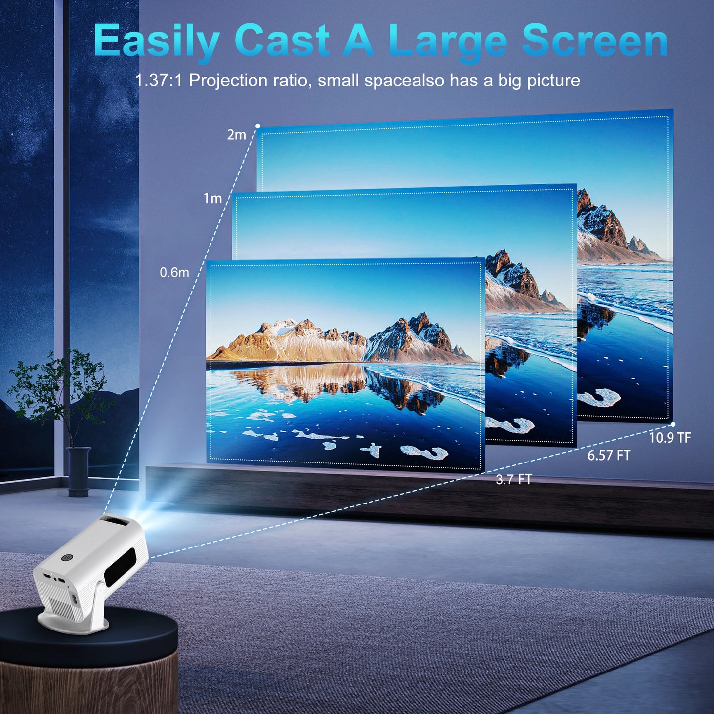 P330 Mini Portable 4K Projector