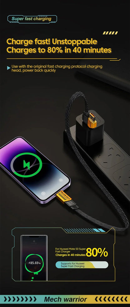 4-in-1 PD 65W Mecha Fast Charging Cable