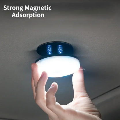 Round LED Touch Car Interior Light