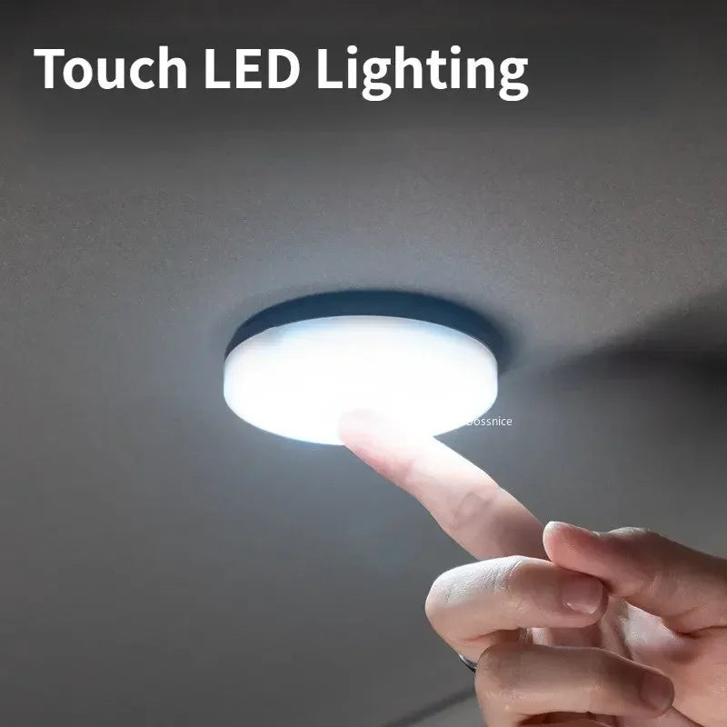 Round LED Touch Car Interior Light